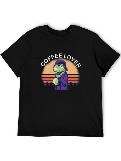 Coffee Lover Frog T-Shirt - Unique Graphic Tee