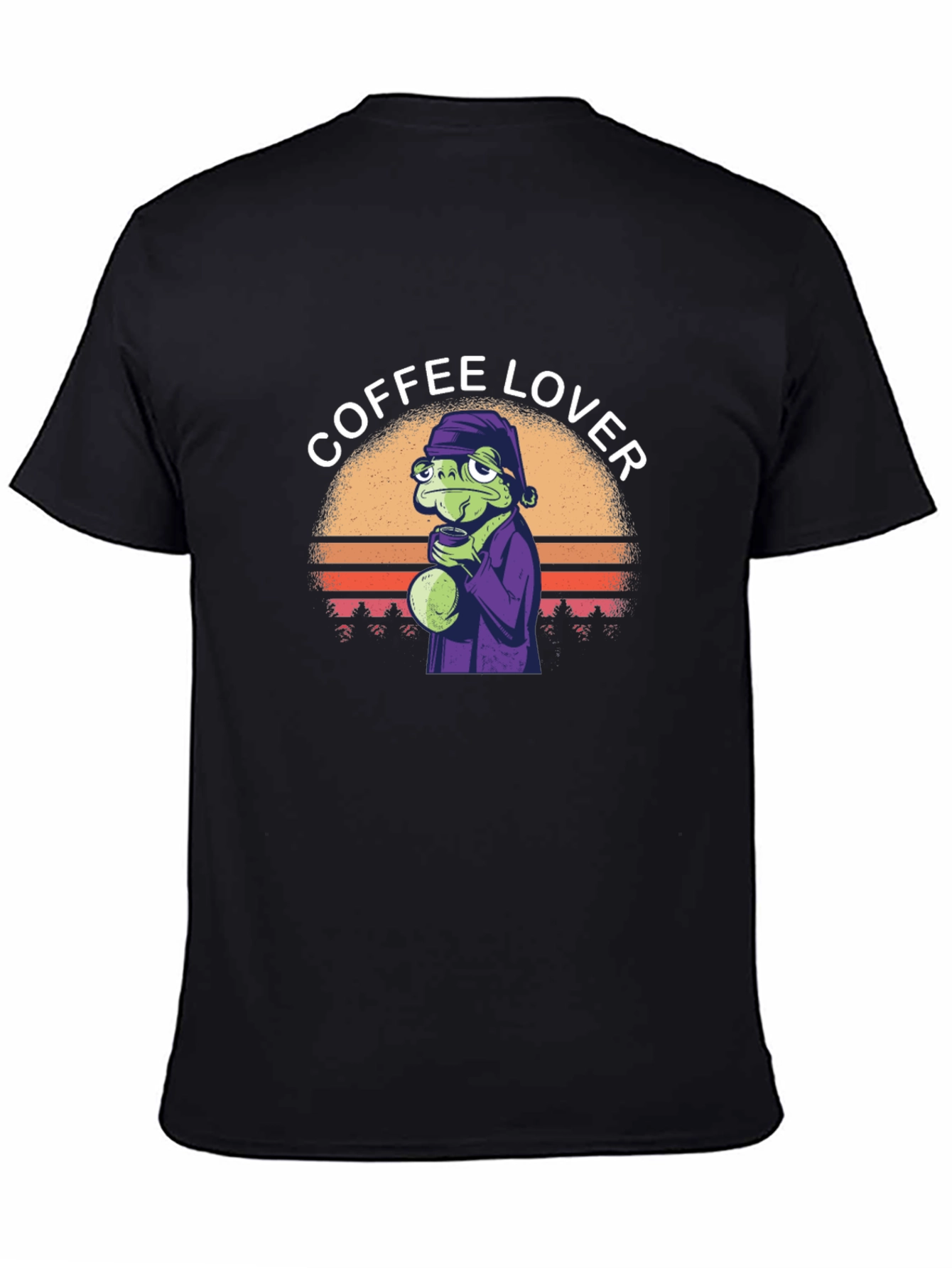 Coffee Lover Frog T-Shirt - Unique Graphic Tee