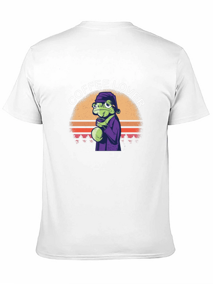 Coffee Lover Frog T-Shirt - Unique Graphic Tee