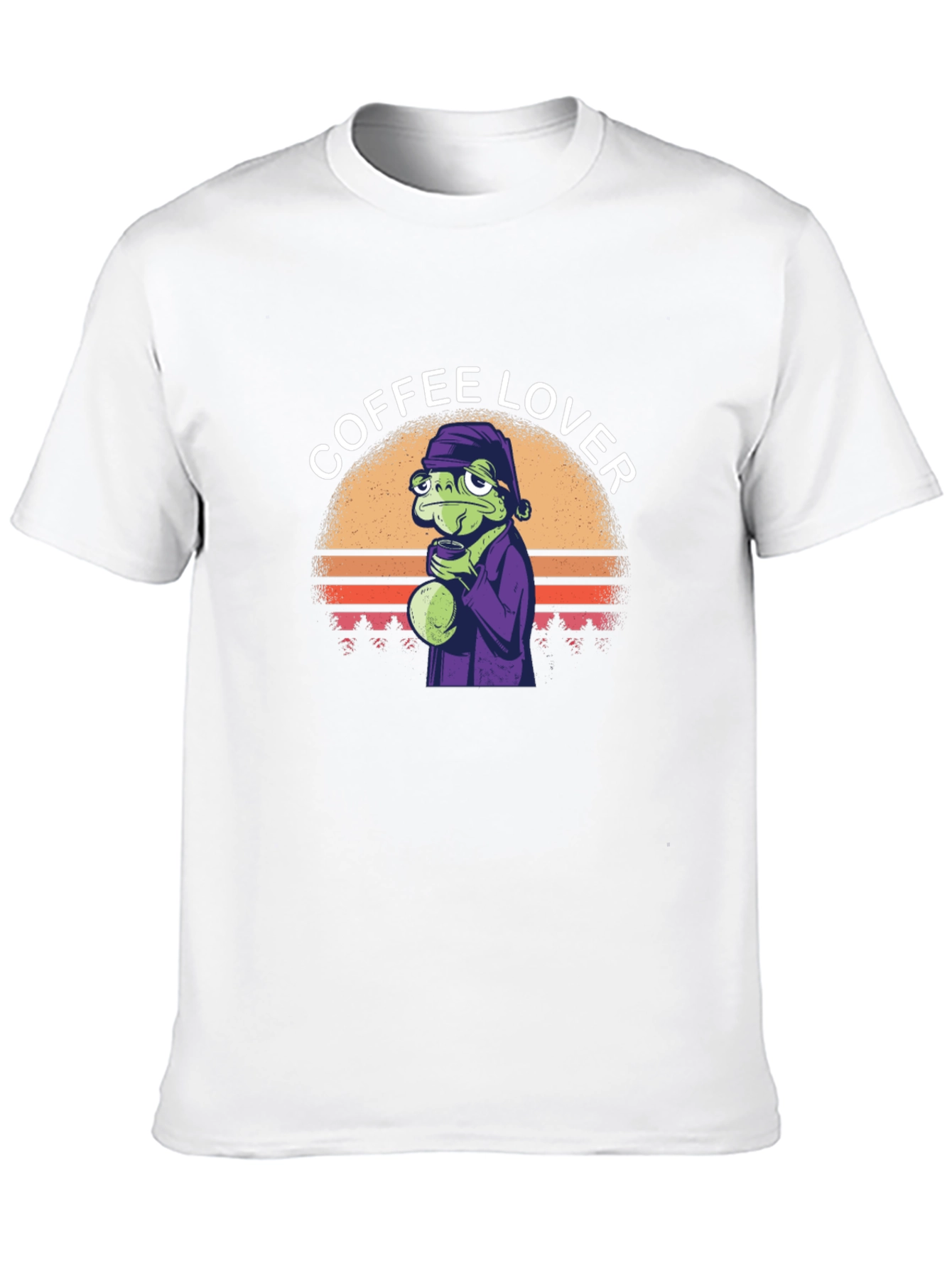 Coffee Lover Frog T-Shirt - Unique Graphic Tee