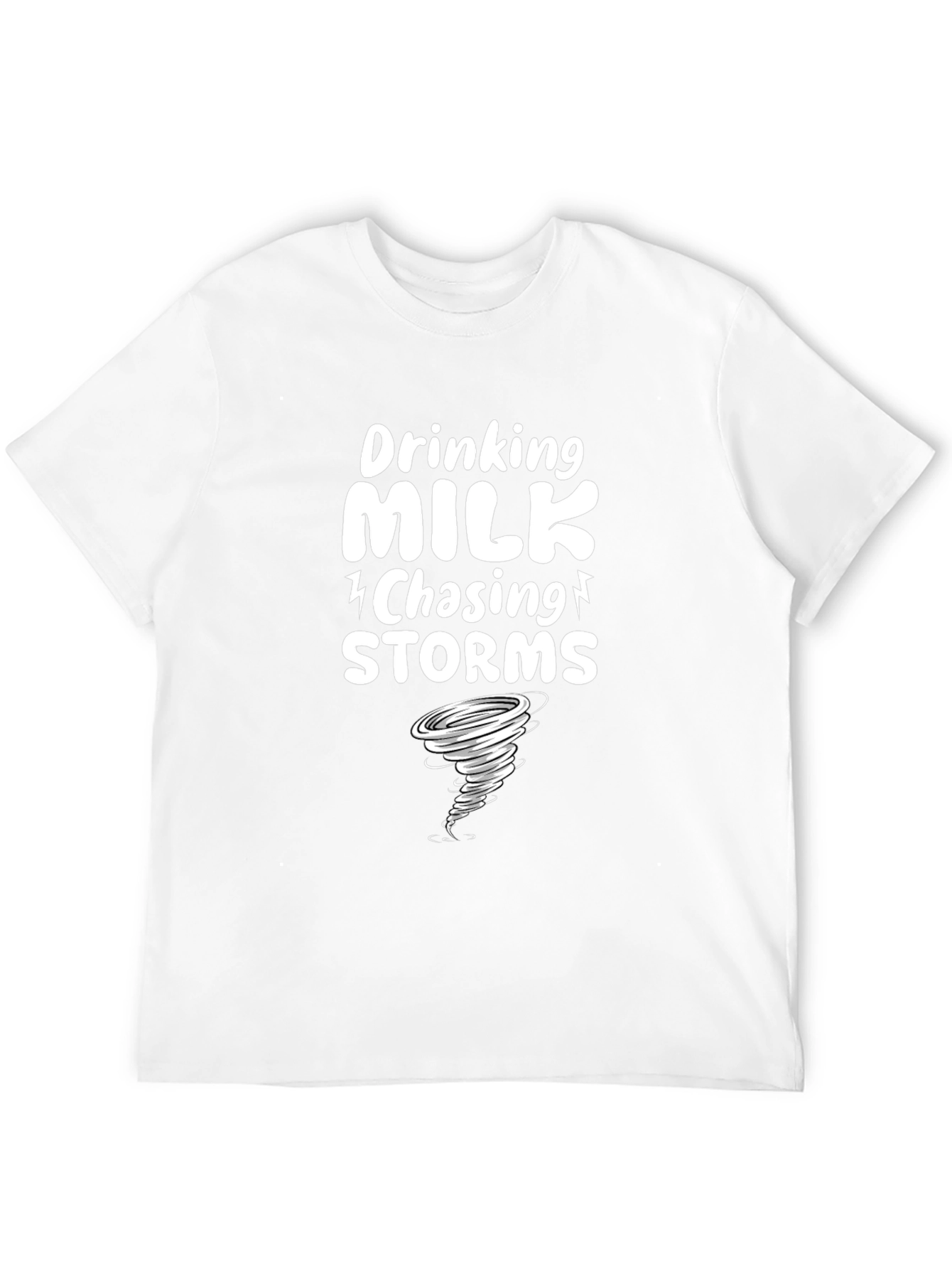 Drinking Milk Chasing Storms Graphic Tee