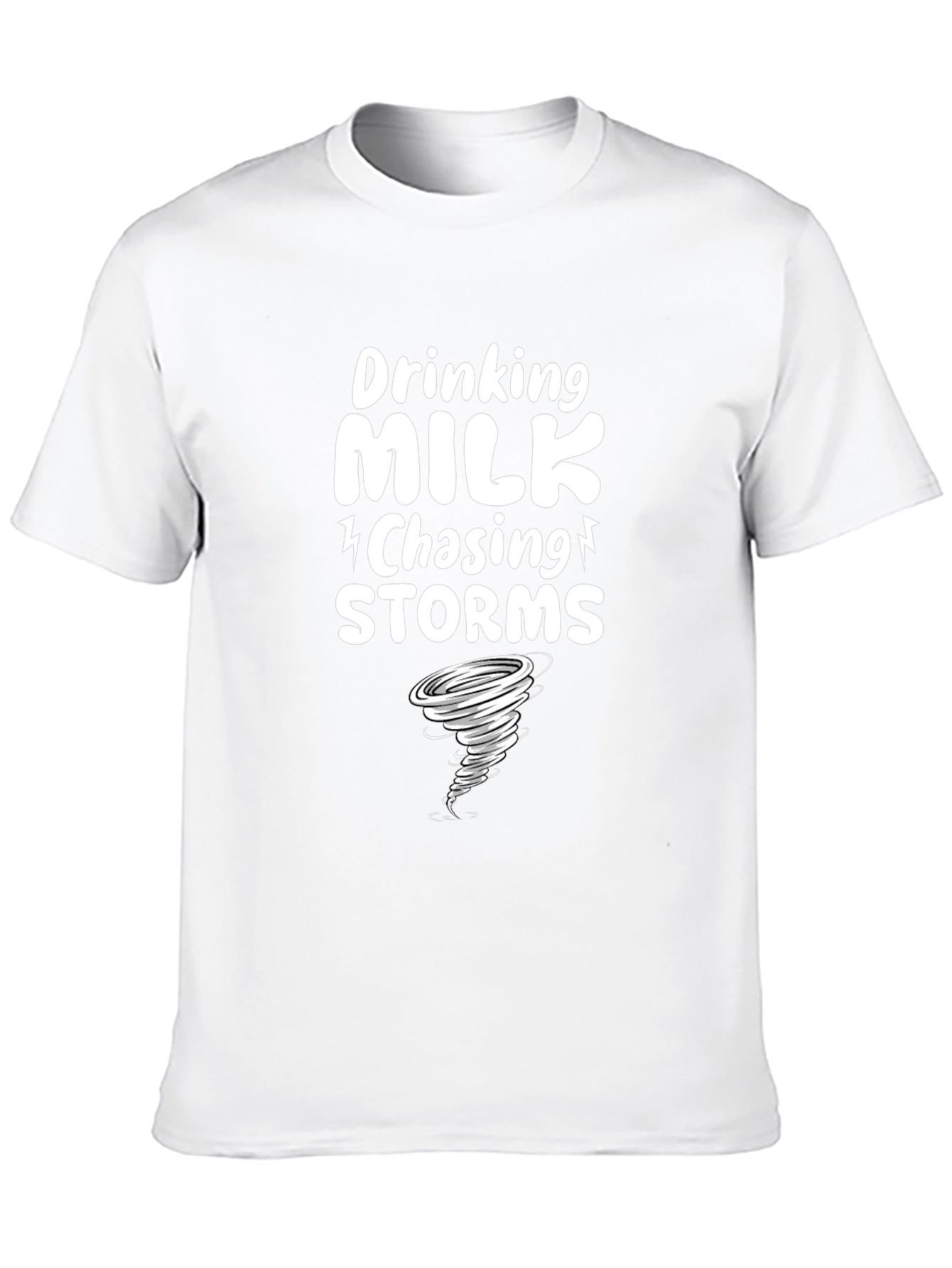 Drinking Milk Chasing Storms Graphic Tee