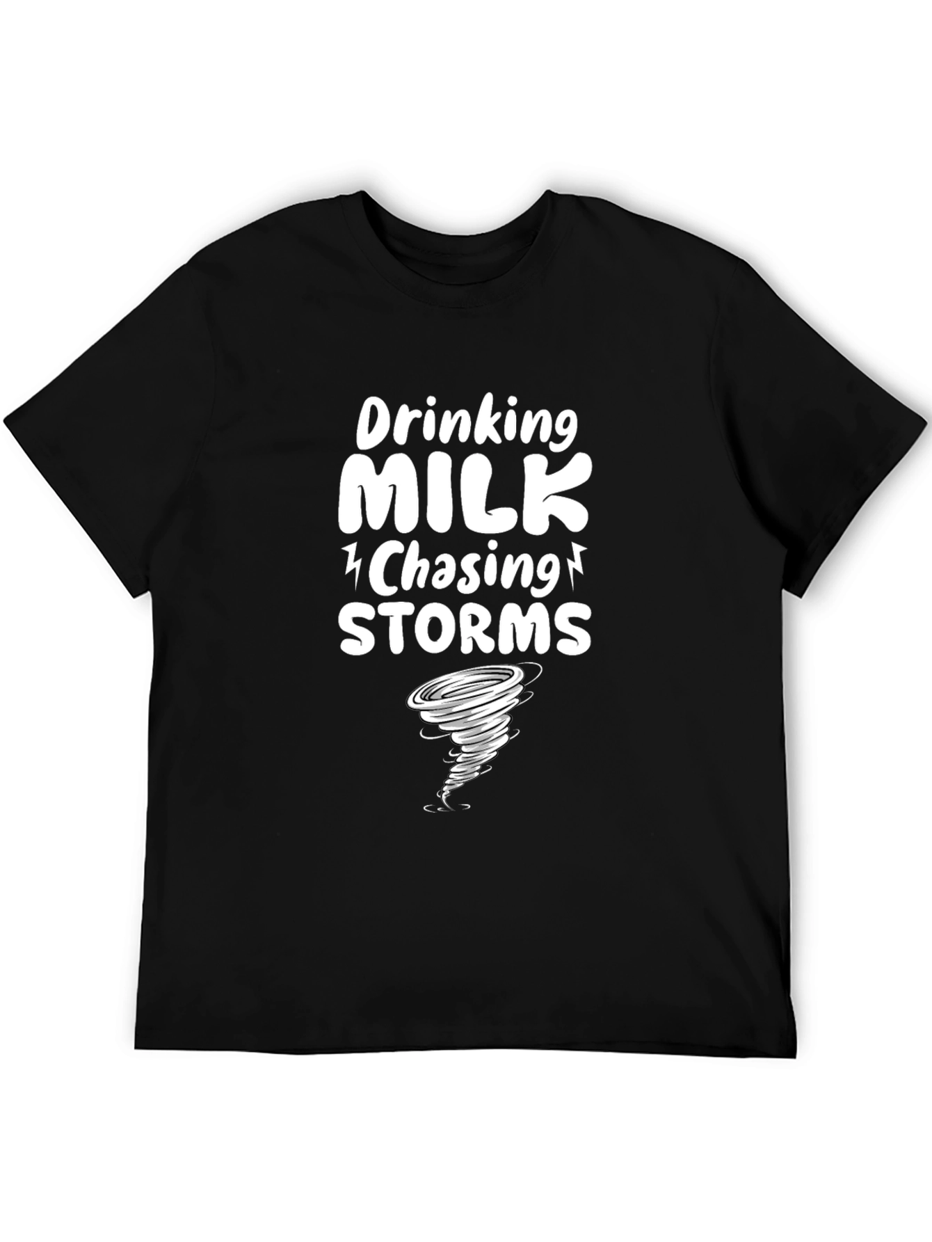Drinking Milk Chasing Storms Graphic Tee