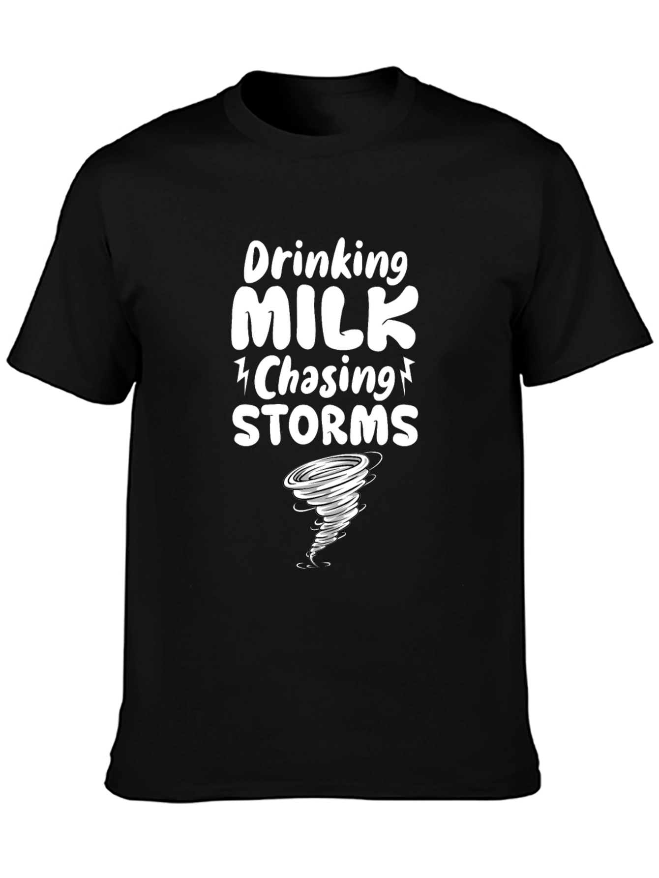 Drinking Milk Chasing Storms Graphic Tee