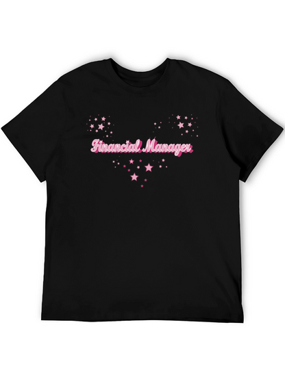 Financial Manager Starry Graphic T-Shirt
