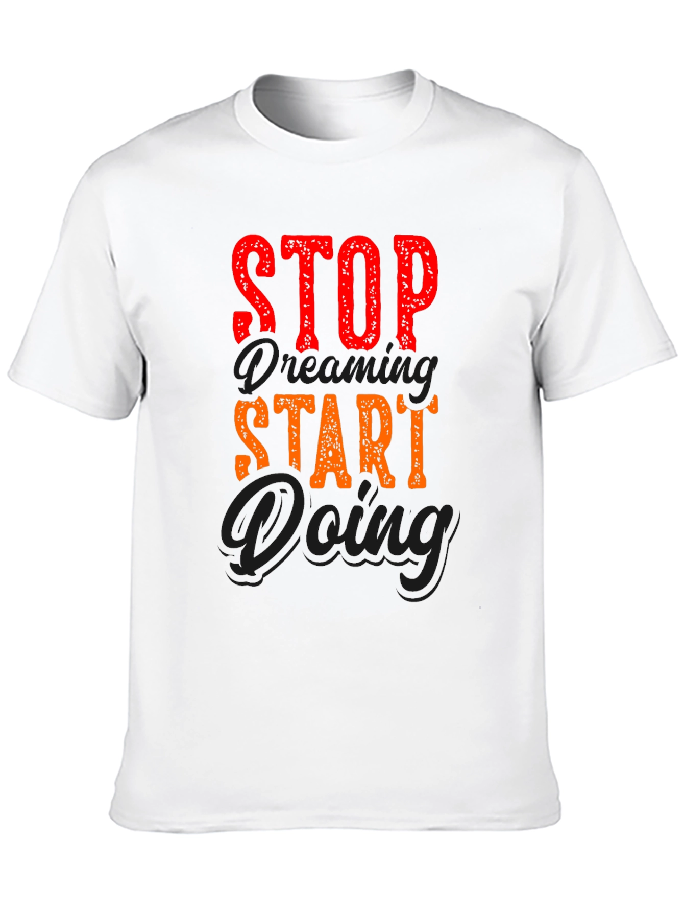 Stop Dreaming Start Doing Graphic Tee - Black