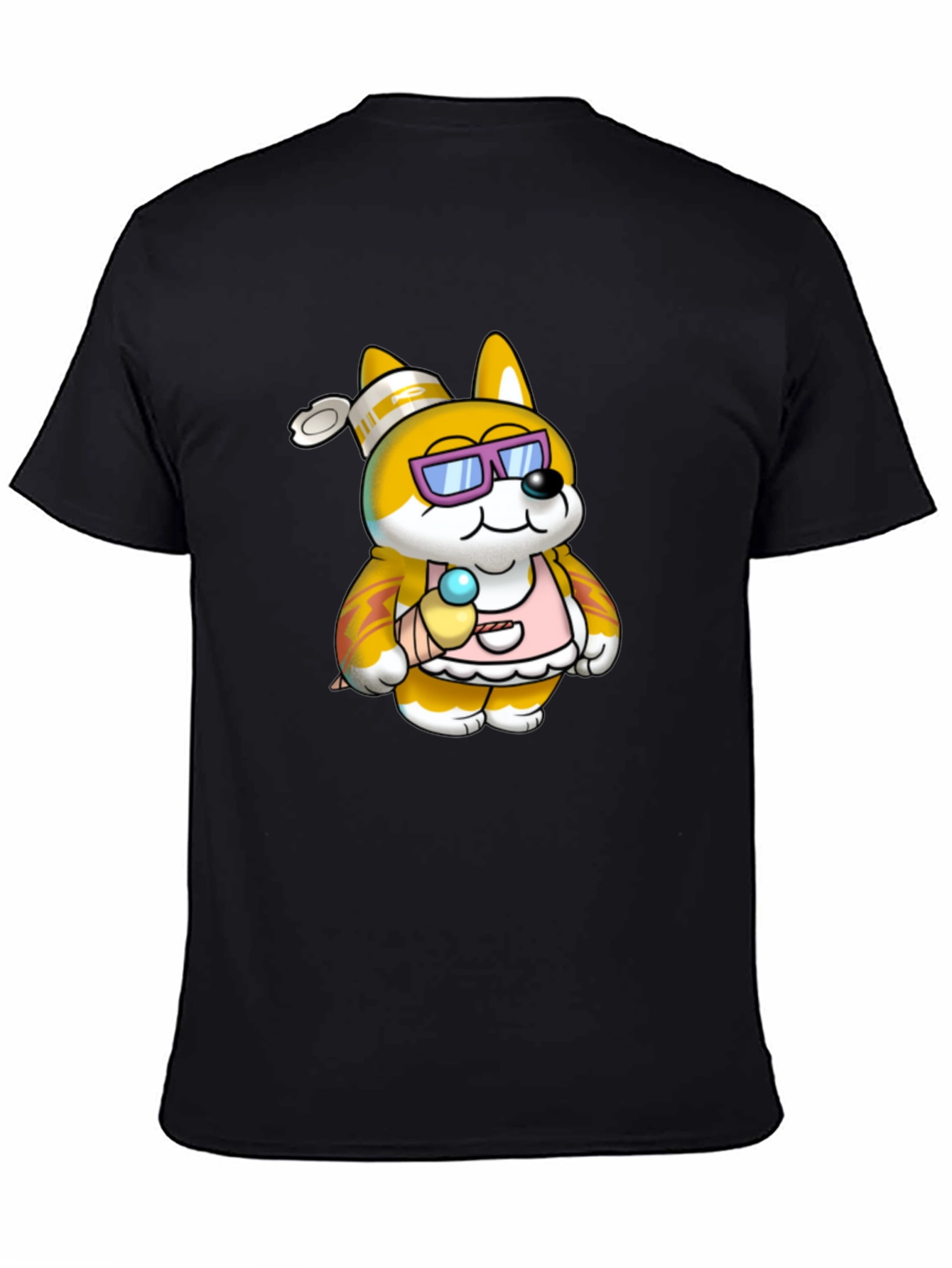 Cartoon Dog T-Shirt - Casual Style