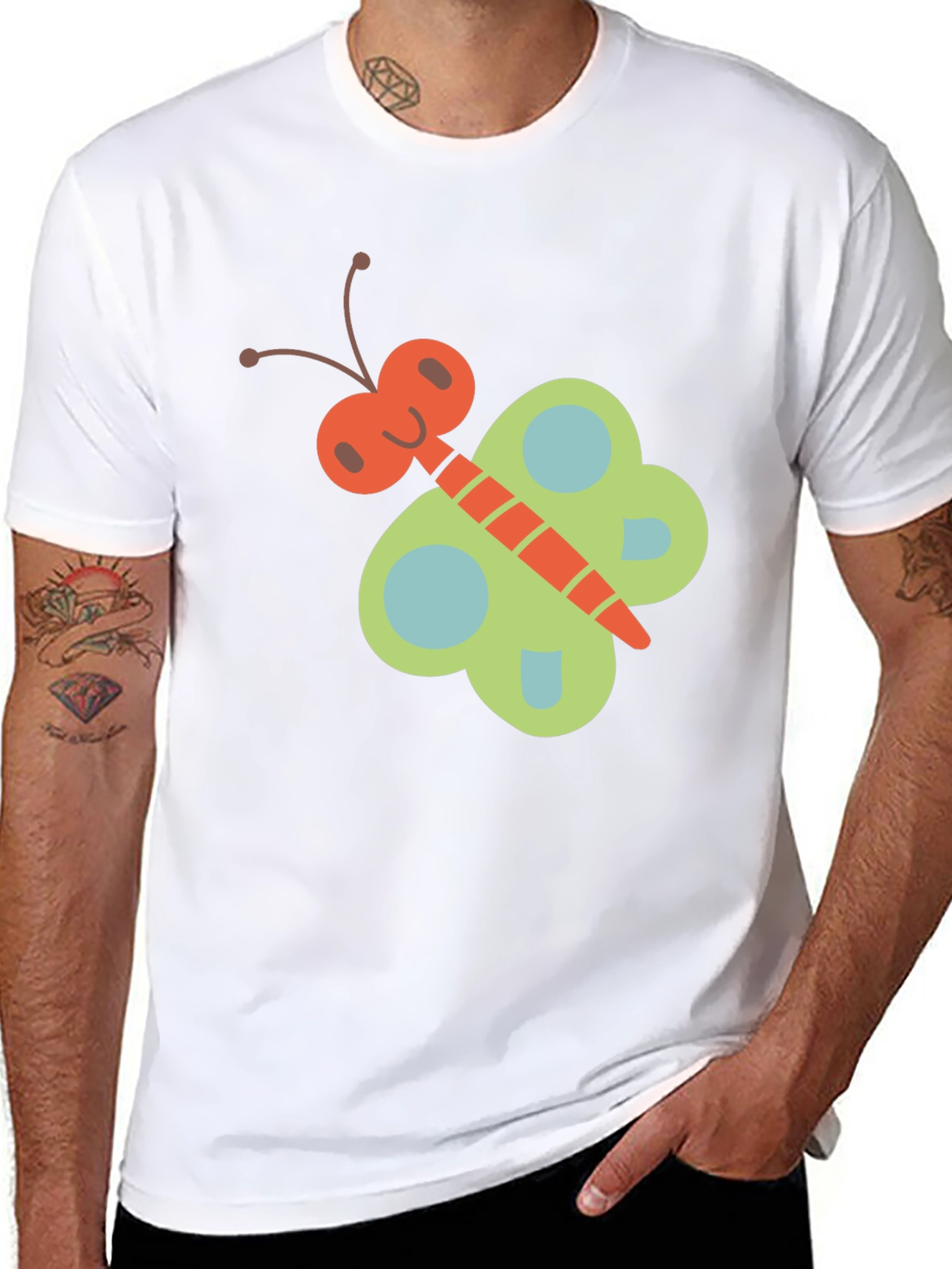 Butterfly Graphic Tee - Fun & Stylish