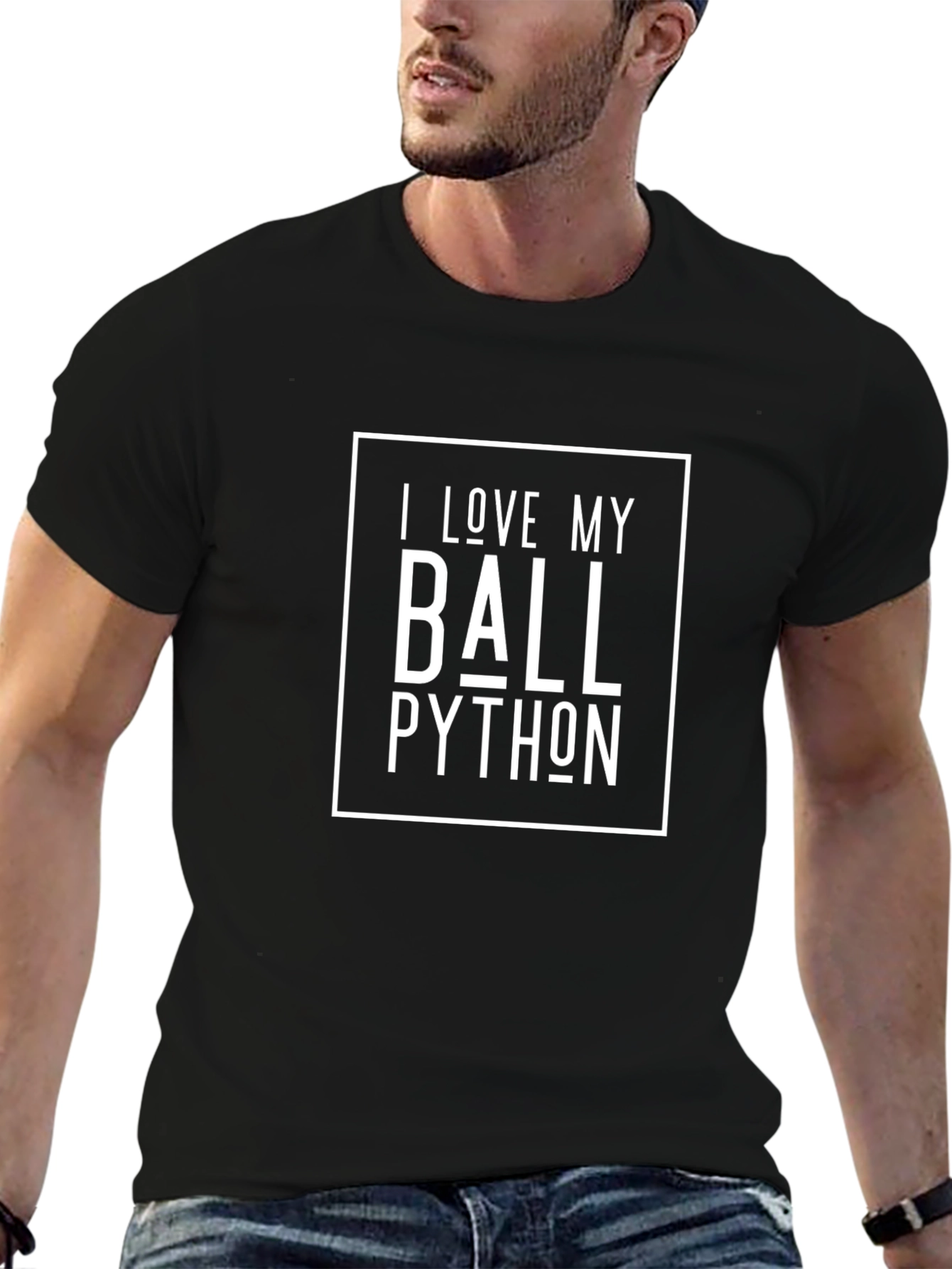 I Love My Ball Python Graphic T-Shirt