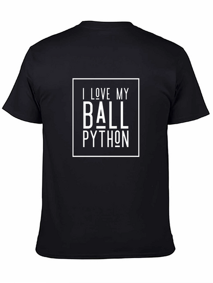 I Love My Ball Python Graphic T-Shirt