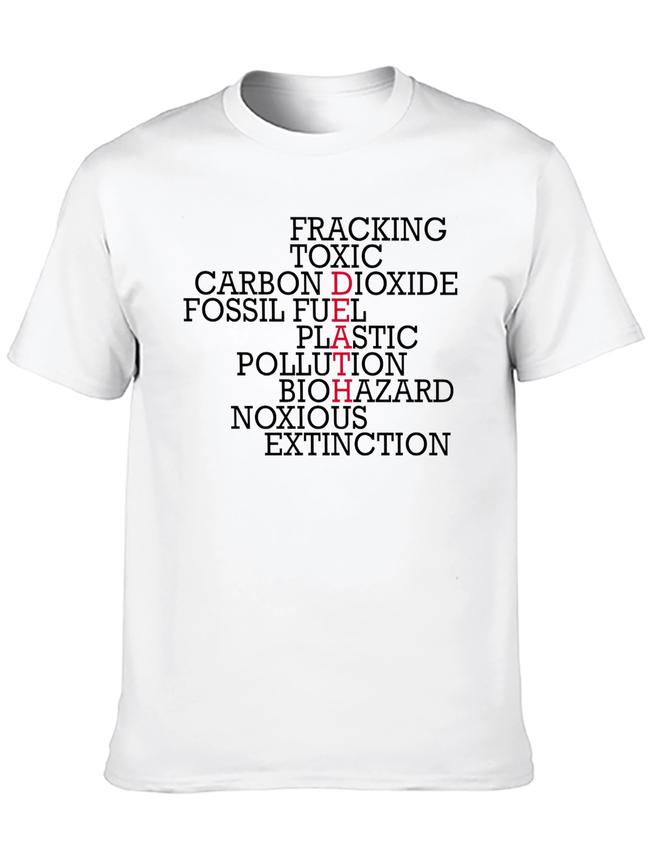 Eco-Awareness DEATH Graphic T-Shirt