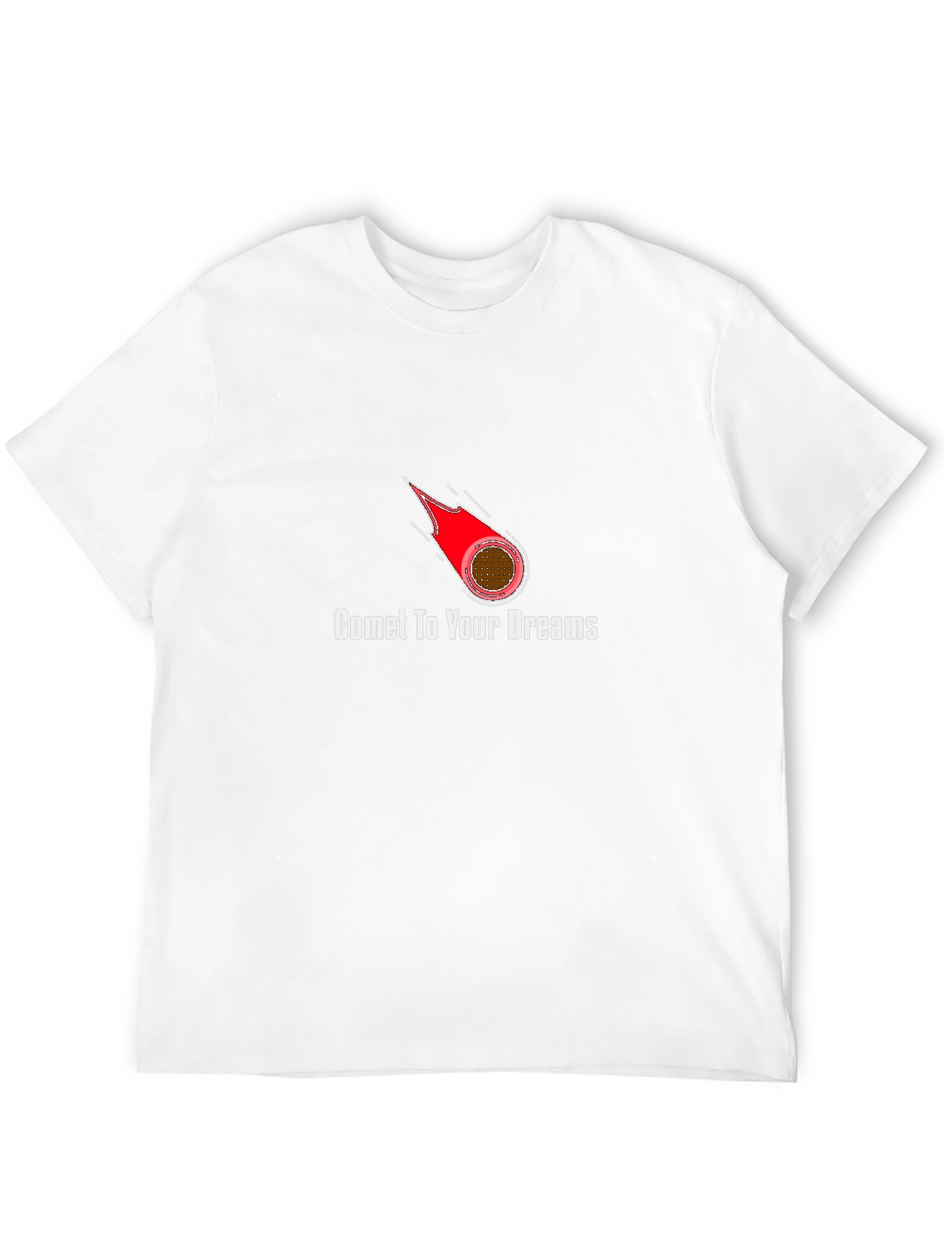 Comet To Your Dreams Black Graphic T-Shirt
