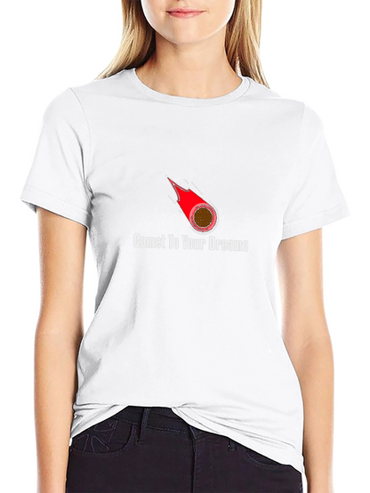 Comet To Your Dreams Black Graphic T-Shirt
