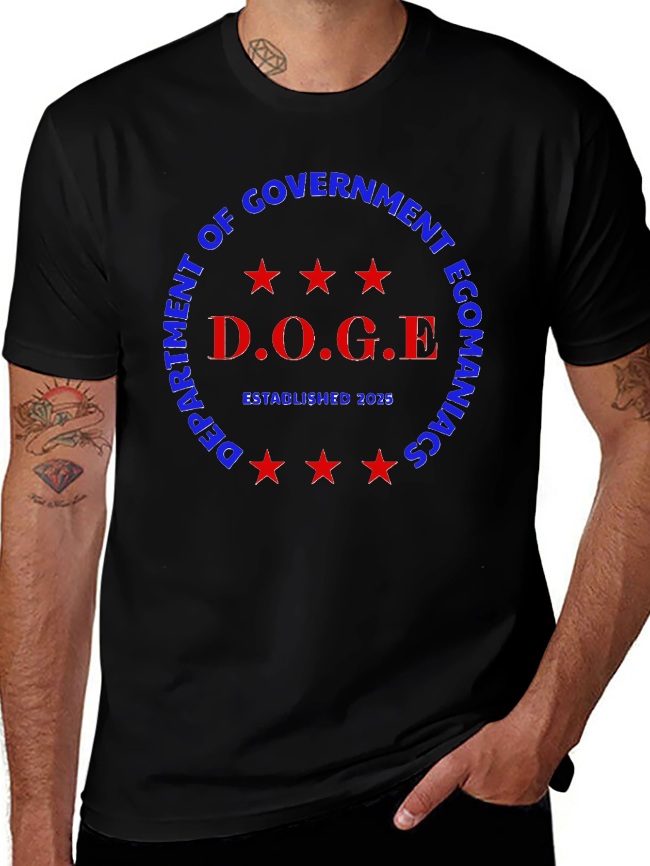 D.O.G.E Department T-Shirt - Econmaniacs 2025