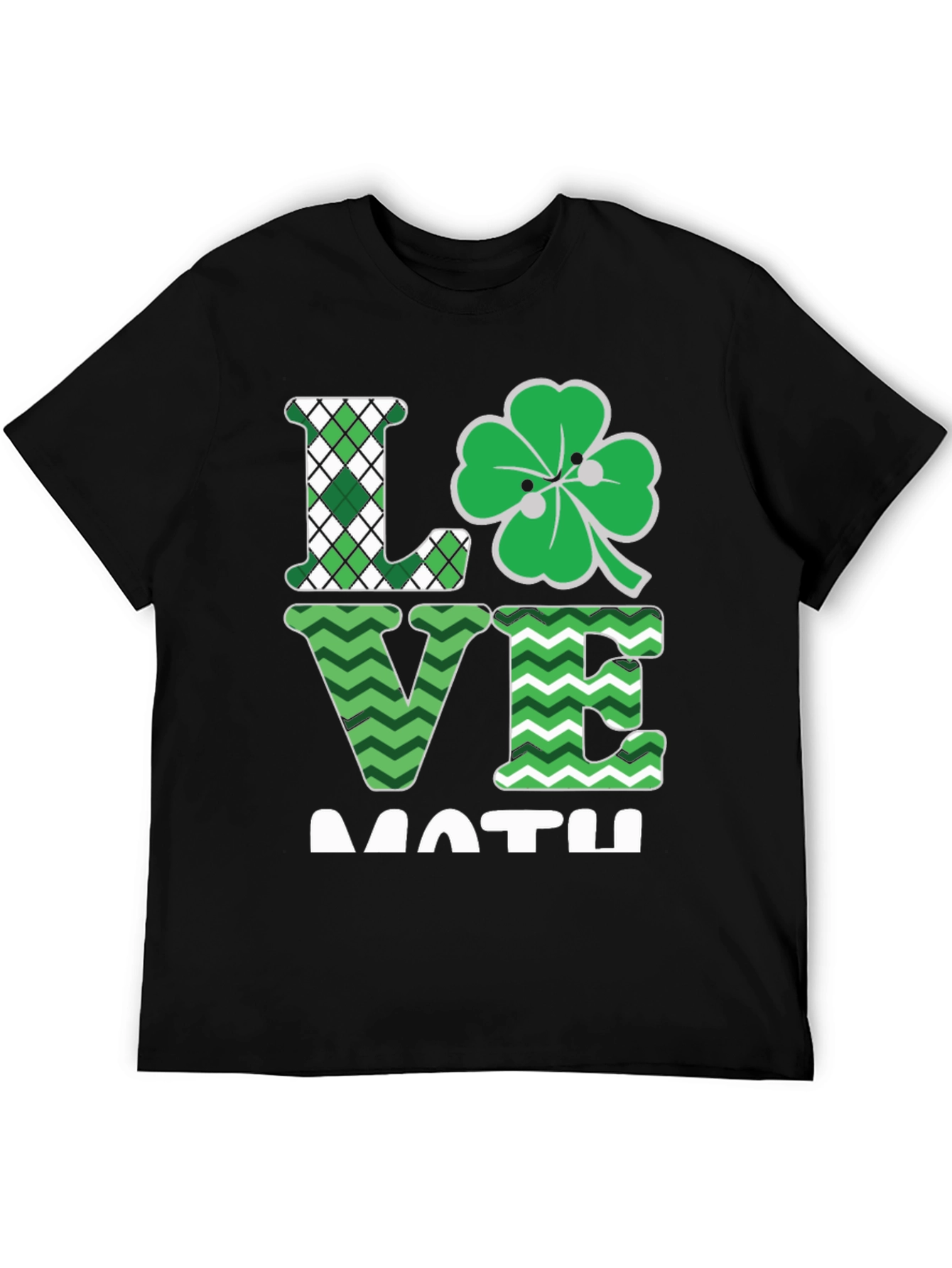 Love Math Shamrock T-Shirt St. Patricks Day