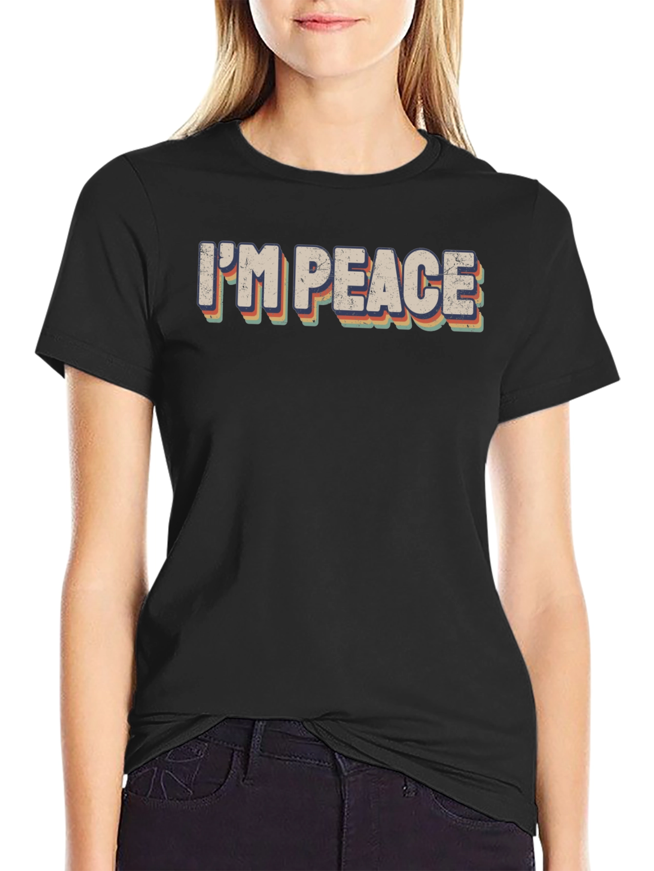 Im Peace Retro T-Shirt