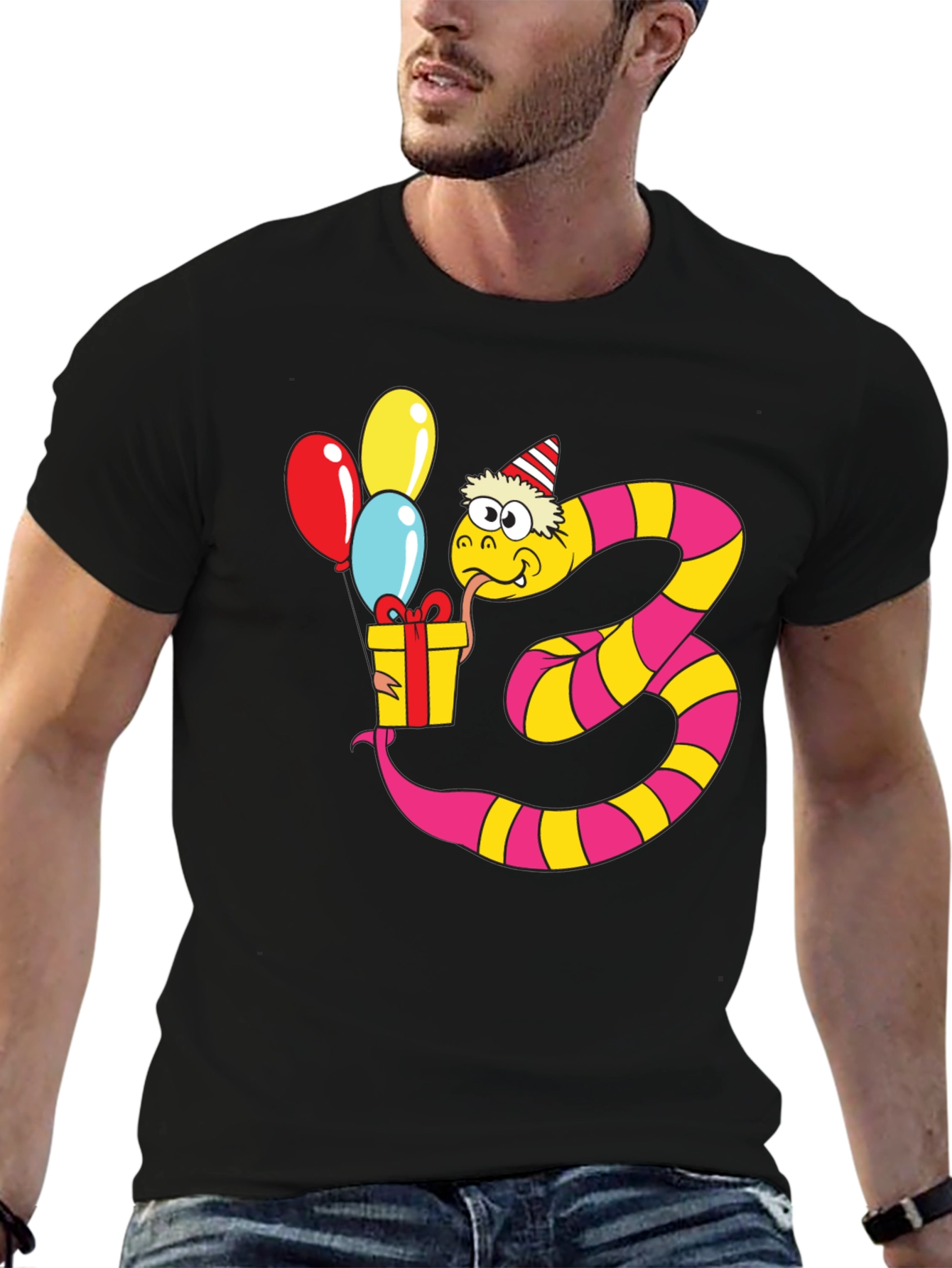 Funny Snake 3rd Birthday T-Shirt
