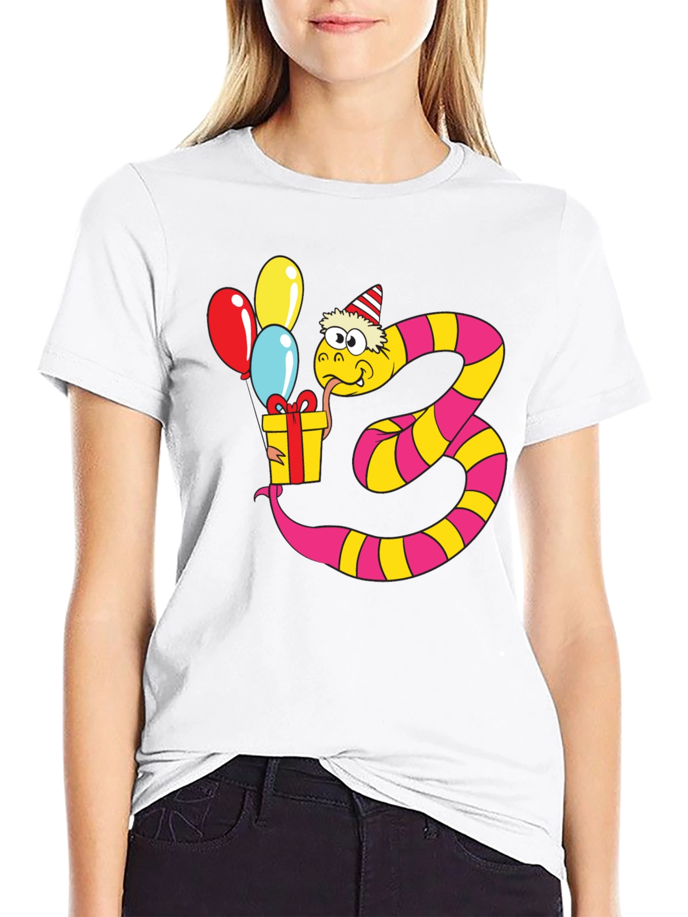 Funny Snake 3rd Birthday T-Shirt