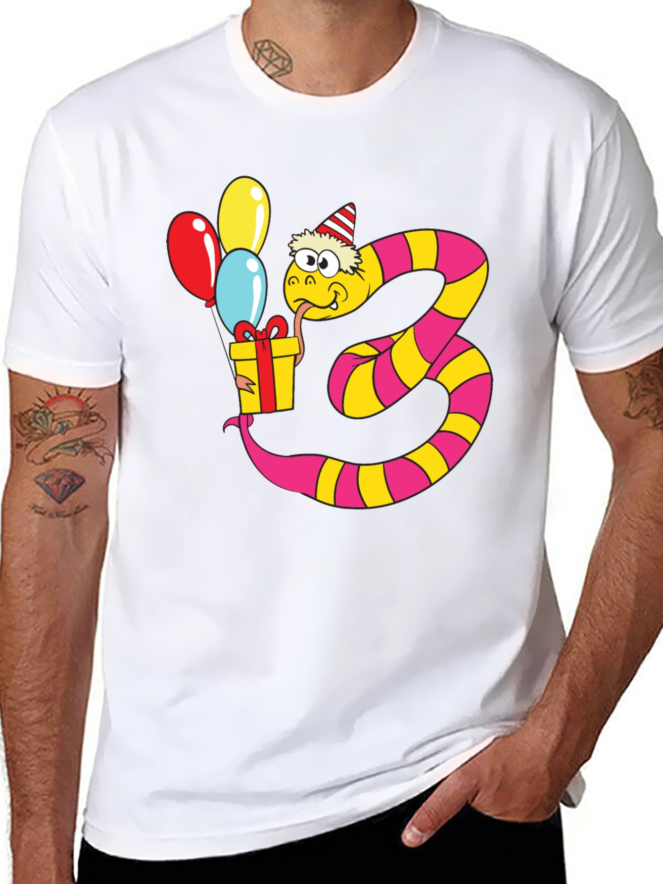 Funny Snake 3rd Birthday T-Shirt