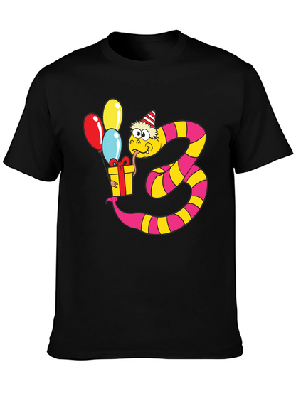 Funny Snake 3rd Birthday T-Shirt