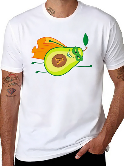 Avocado Superhero T-Shirt - Fun & Unique Design