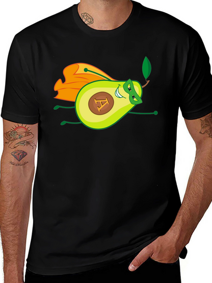 Avocado Superhero T-Shirt - Fun & Unique Design