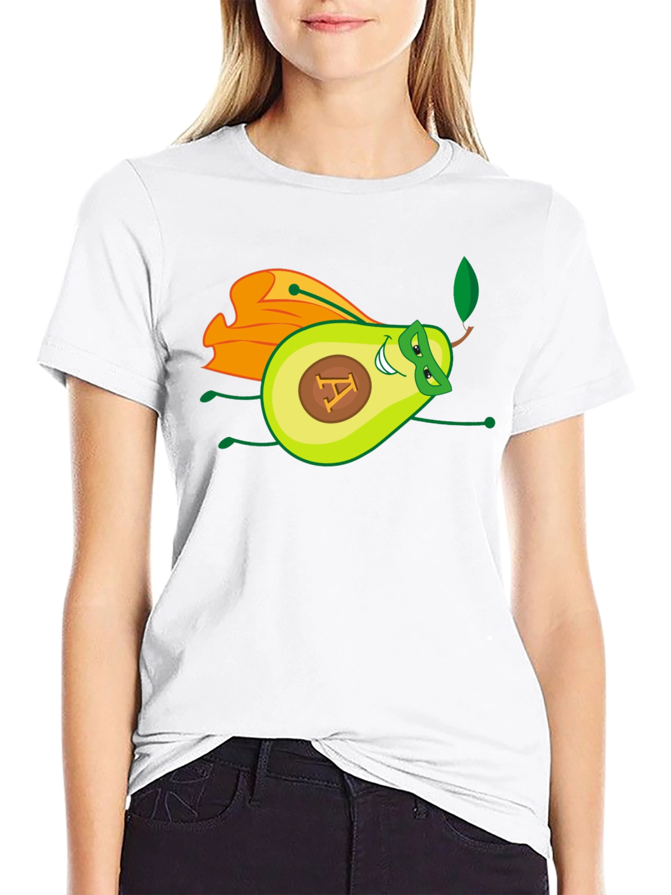 Avocado Superhero T-Shirt - Fun & Unique Design