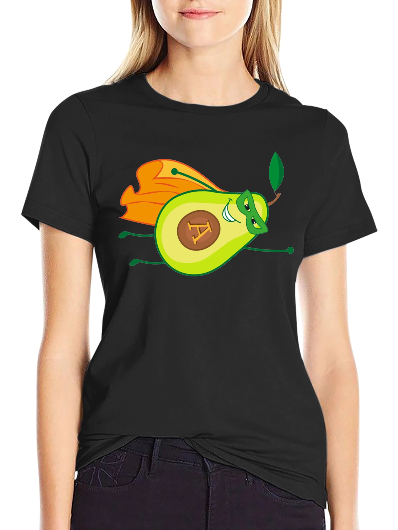 Avocado Superhero T-Shirt - Fun & Unique Design