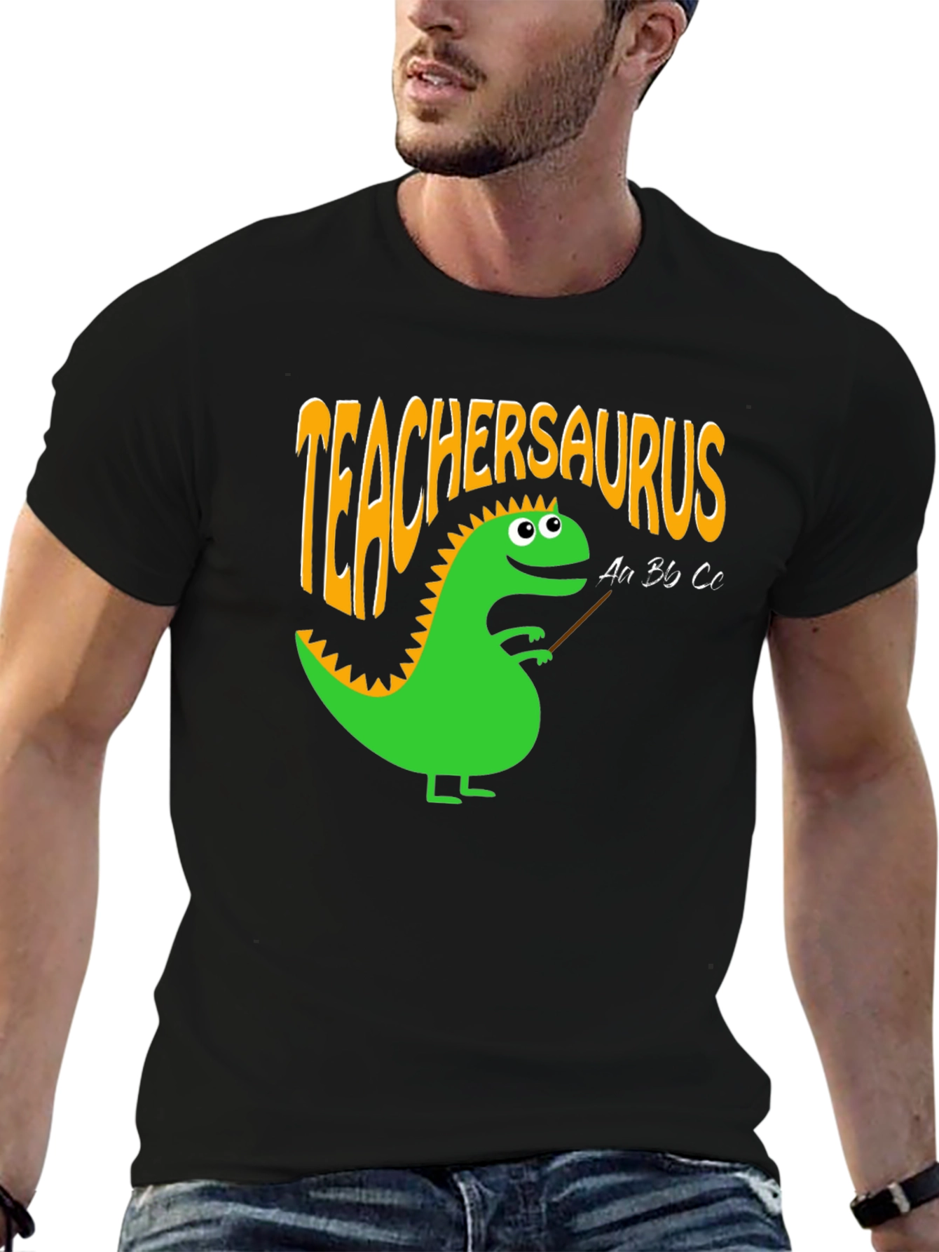 Teachersaurus T-Shirt - Funny Teacher Dinosaur Tee