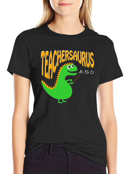 Teachersaurus T-Shirt - Funny Teacher Dinosaur Tee