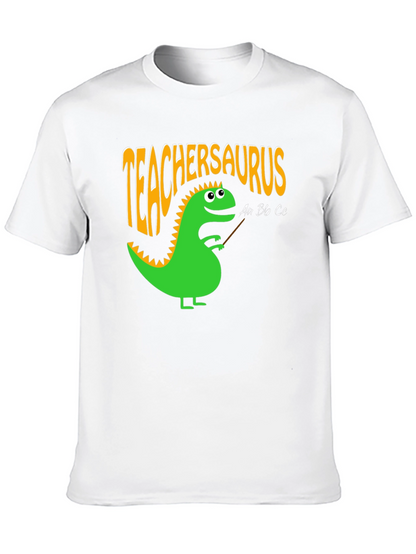 Teachersaurus T-Shirt - Funny Teacher Dinosaur Tee