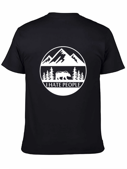 I Hate People Bear Mountain Graphic T-Shirt