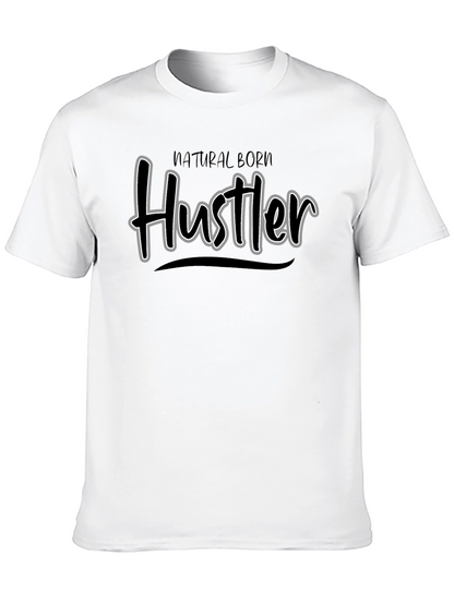 Natural Born Hustler Graphic Tee - Black