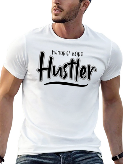 Natural Born Hustler Graphic Tee - Black