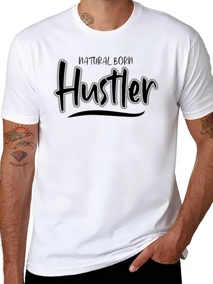 Natural Born Hustler Graphic Tee - Black