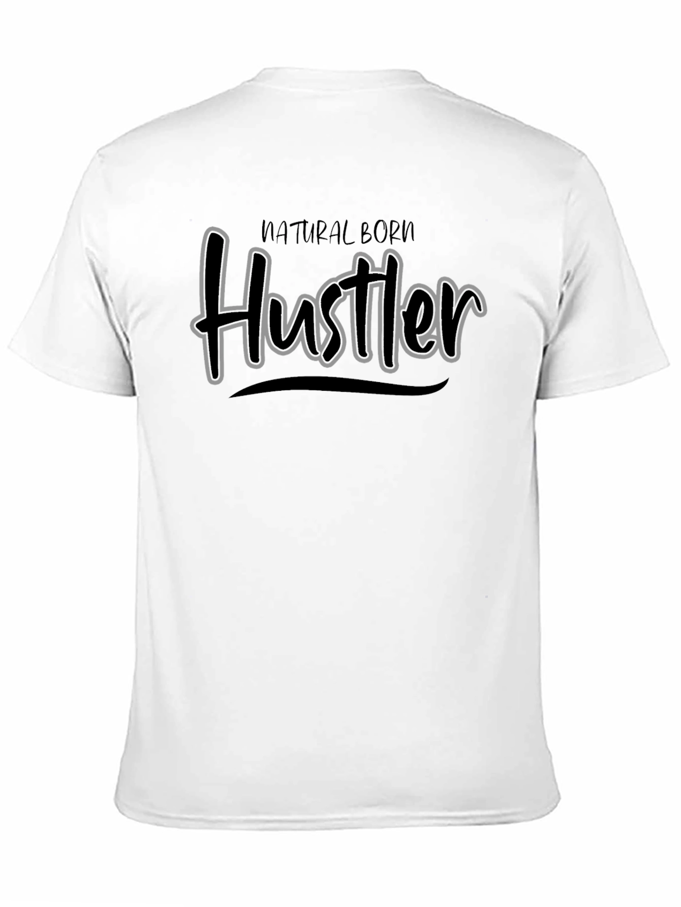 Natural Born Hustler Graphic Tee - Black