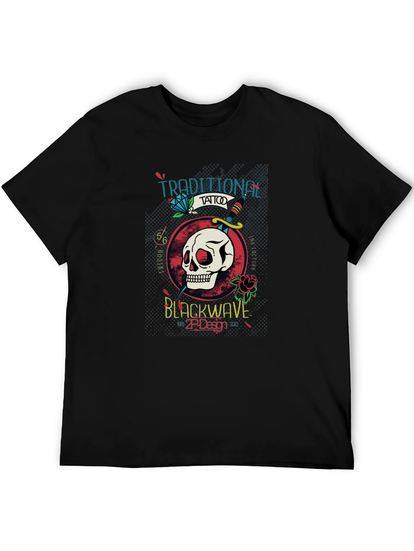 Traditional Tattoo Style Graphic T-Shirt