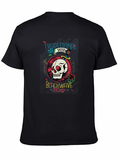 Traditional Tattoo Style Graphic T-Shirt