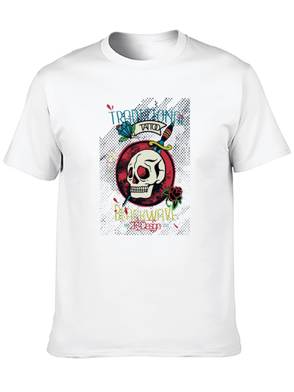 Traditional Tattoo Style Graphic T-Shirt