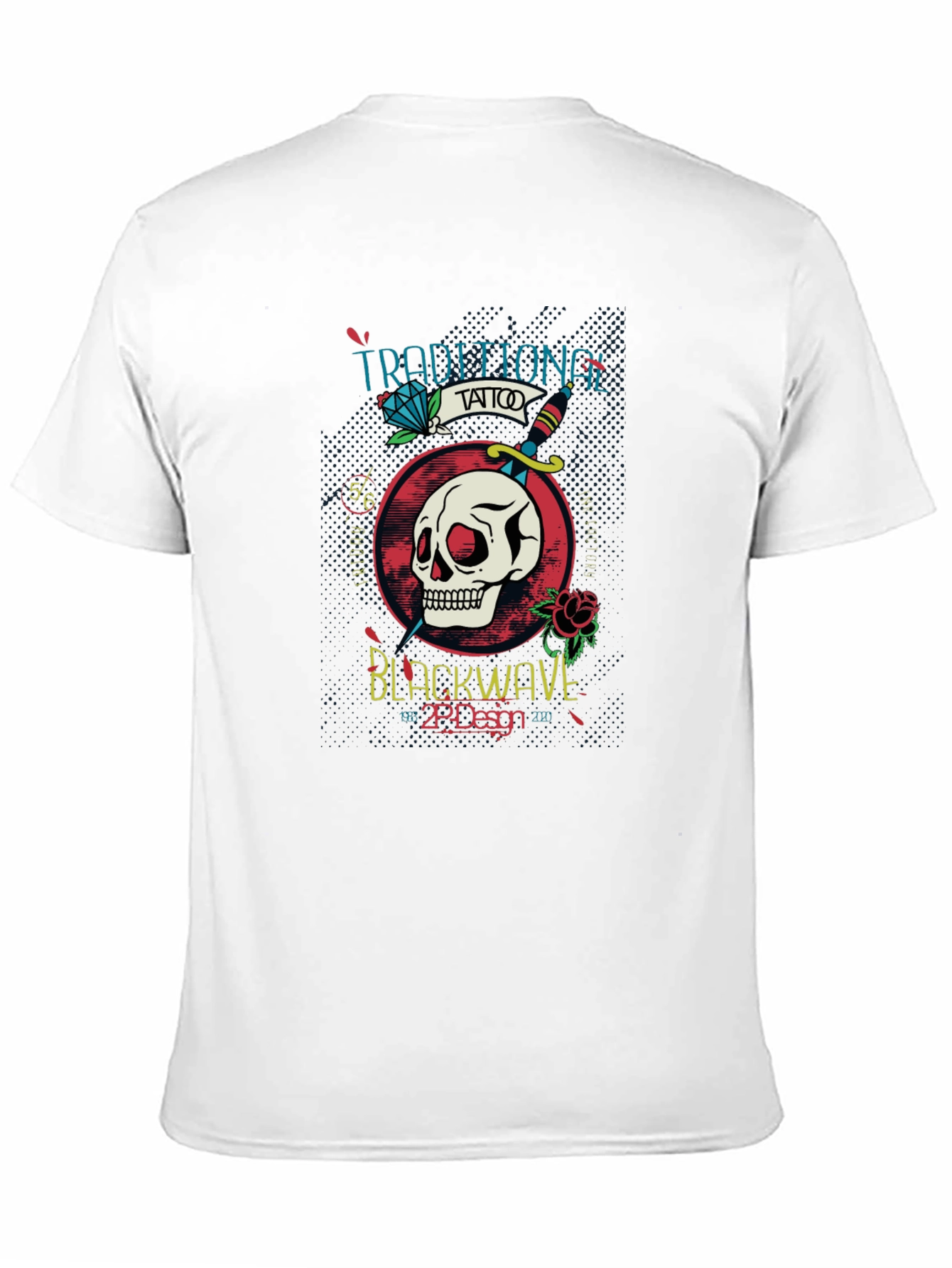 Traditional Tattoo Style Graphic T-Shirt