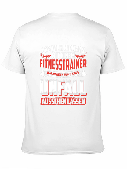 Fitness Trainer Warning T-Shirt - German Text