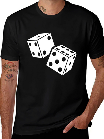 Dice Graphic T-Shirt - Roll the Good Times!