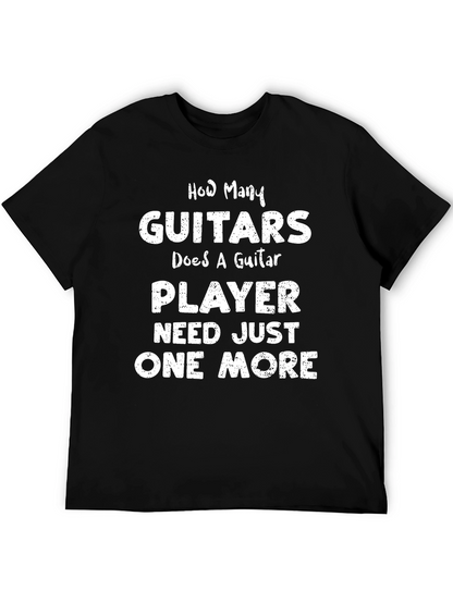 Guitar Player T-Shirt - How Many Guitars?