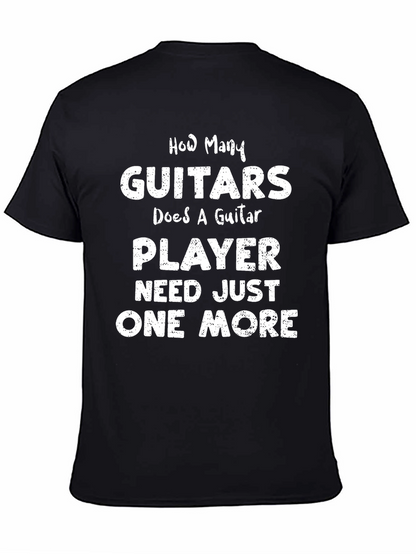 Guitar Player T-Shirt - How Many Guitars?