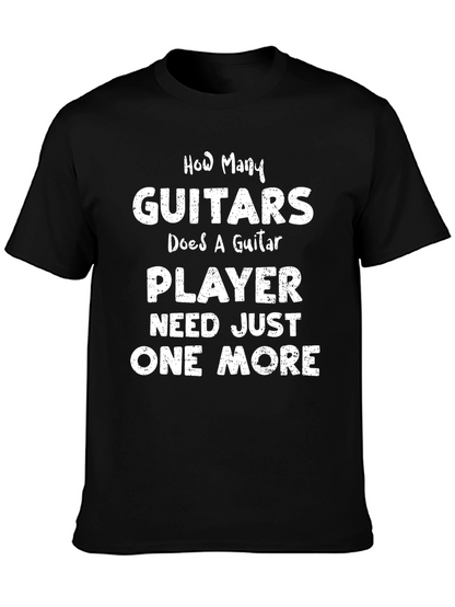 Guitar Player T-Shirt - How Many Guitars?