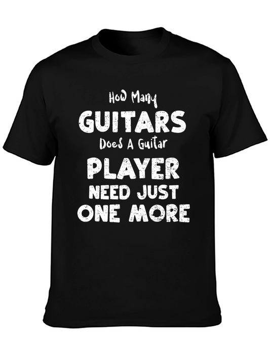 Guitar Player T-Shirt - How Many Guitars?