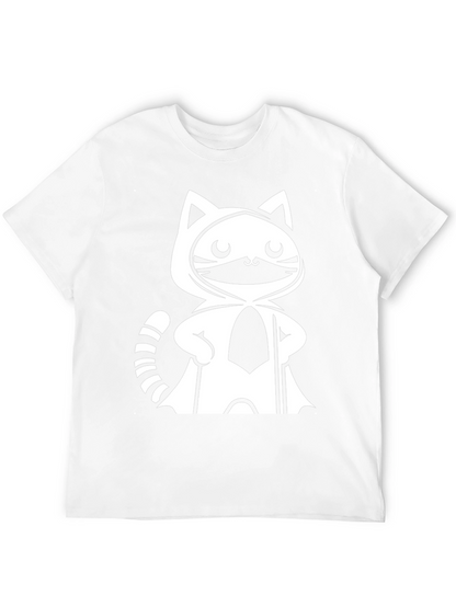 Cool Cat Ninja Graphic Tee - Black