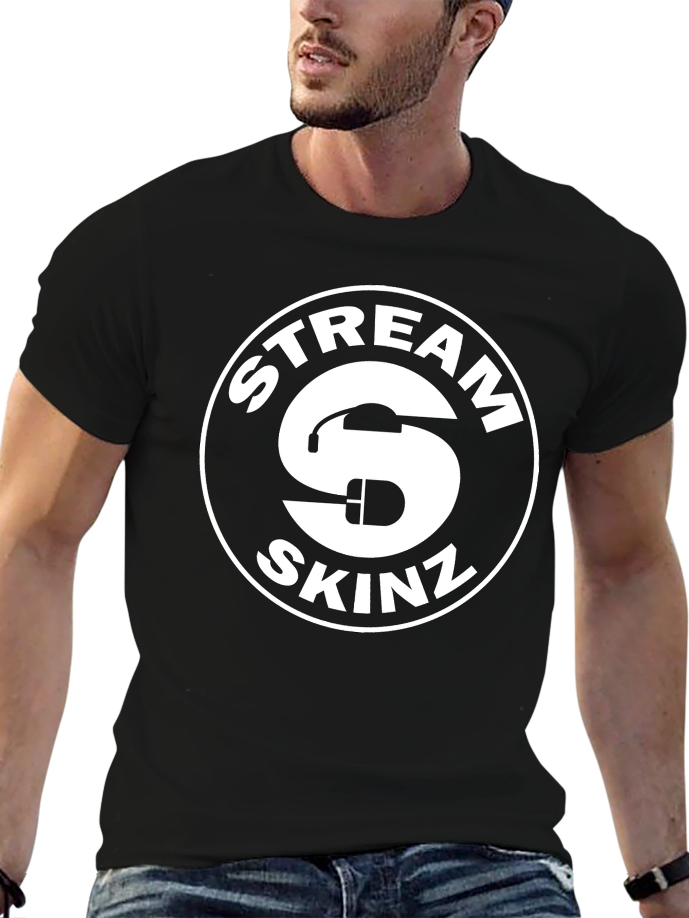 Stream Skinz Black Gaming T-Shirt
