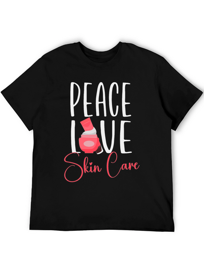 Peace Love Skin Care Black T-Shirt