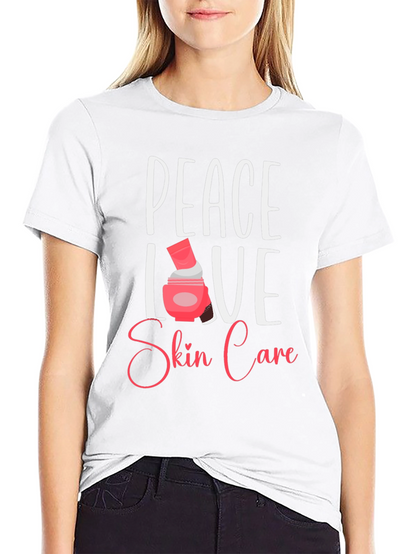 Peace Love Skin Care Black T-Shirt